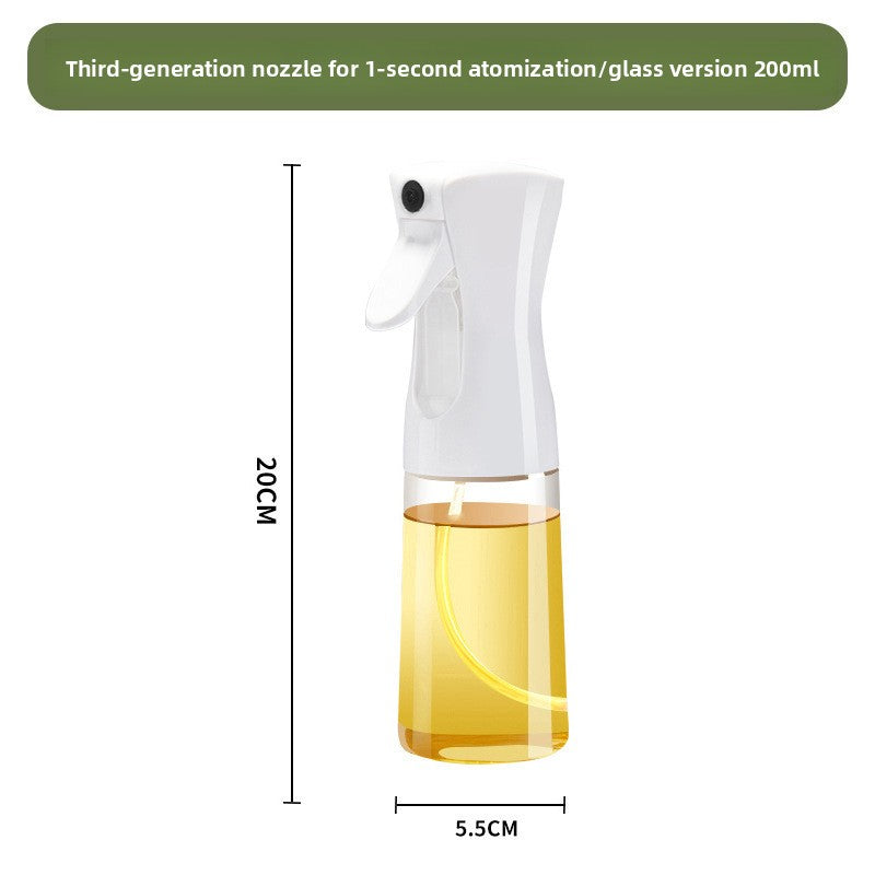 Glass spray bottle, kitchen air fryer, oil pot for cooking